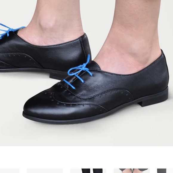 JULIA BO Limehouse Oxford handmade black leather Women, size US 10 EUR 41 NWOB - Picture 11 of 13